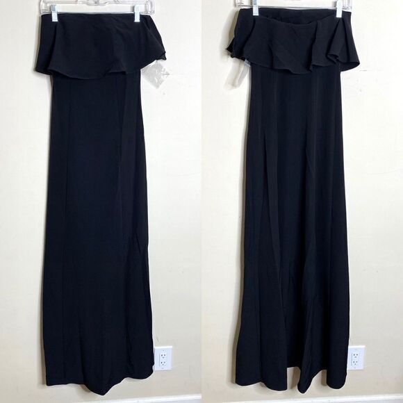 Show Me Your Mumu Black Monaco Ruffle Gown - Picture 2 of 8